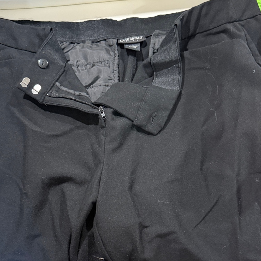 Lane Bryant Elegant Black Trousers